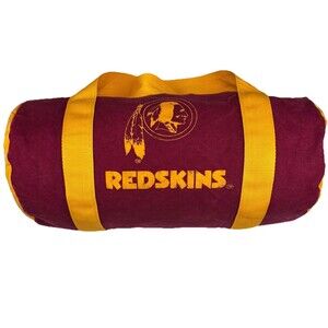 Vintage 80s 90s Redskins Washington NFL Duffel Bag Maroon Red Gold Football Team
